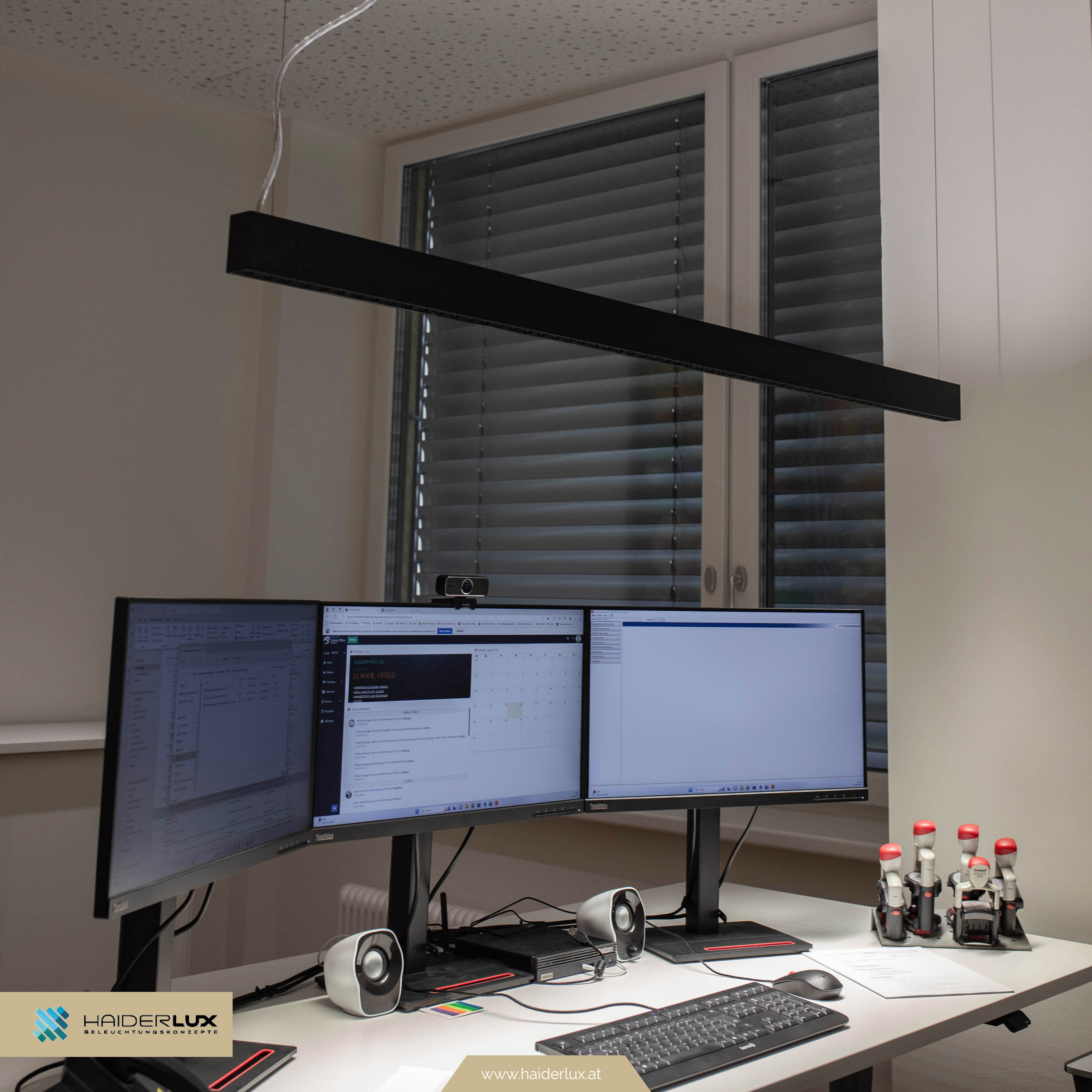 Optimales Licht durch Linsentechnik.