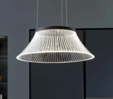 Plisse Hängeleuchte