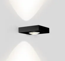 Leens 1.0 Wandleuchte black glossy